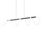 Dweled Tightrope 46in LED Linear Pendant 3000K in Black PD-352 - alternate 1